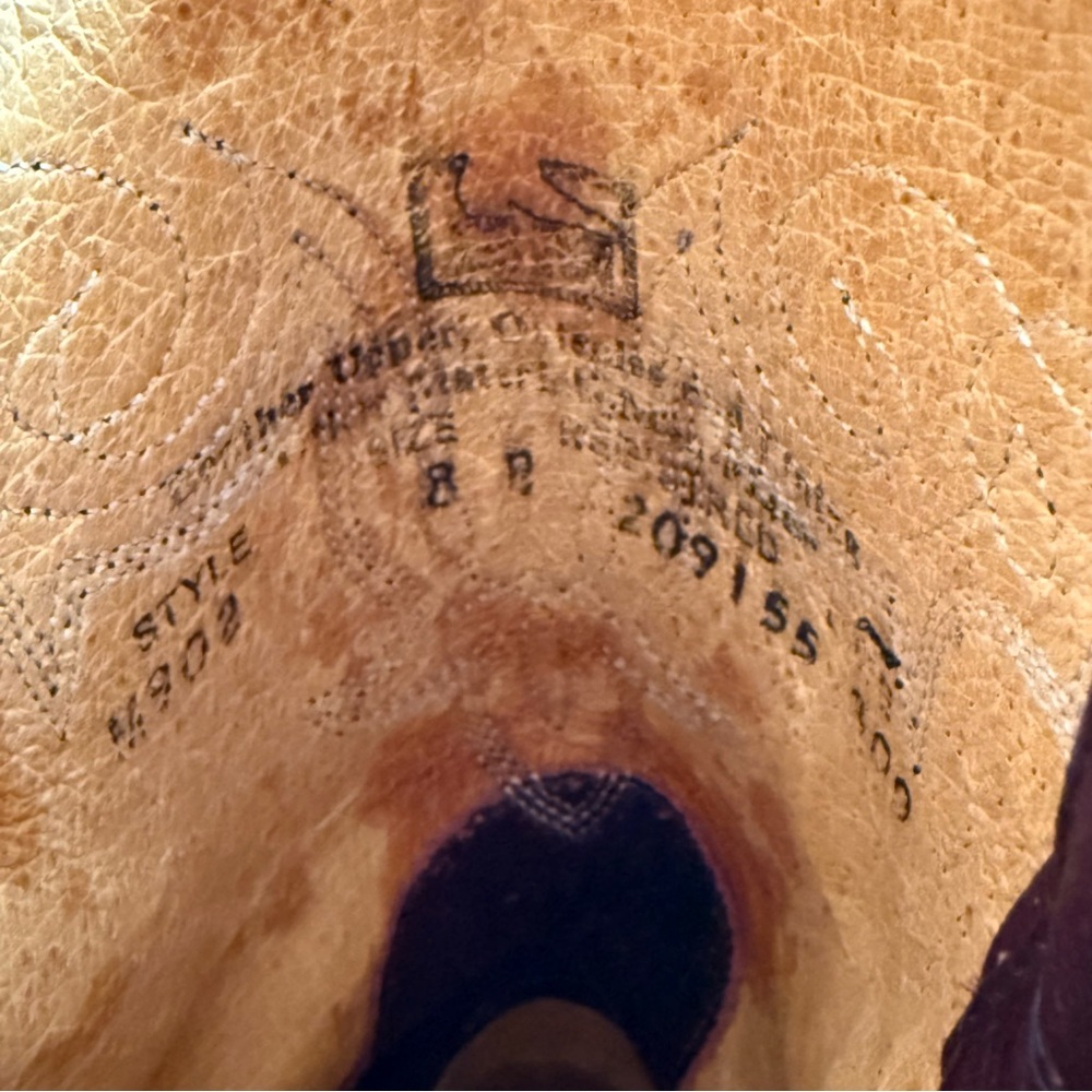 Ben Miller Burgundy Leather Boots - Picture 4 of 7